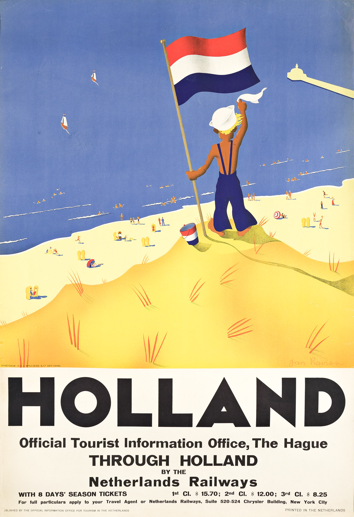 VARIOUS ARTISTS.  HOLLAND. Two posters. Sizes vary.